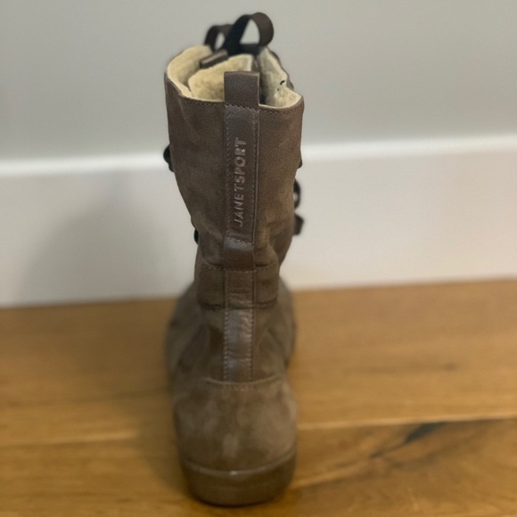 Brown Suede Ankle Boots - Picture 3 of 5